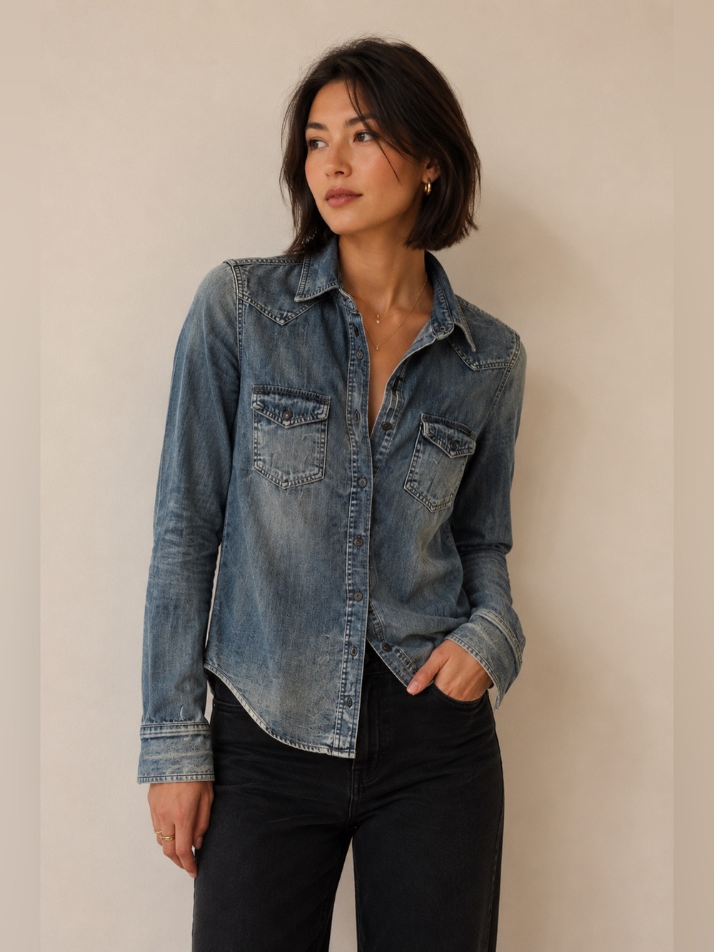 Diesel Western Denim Top